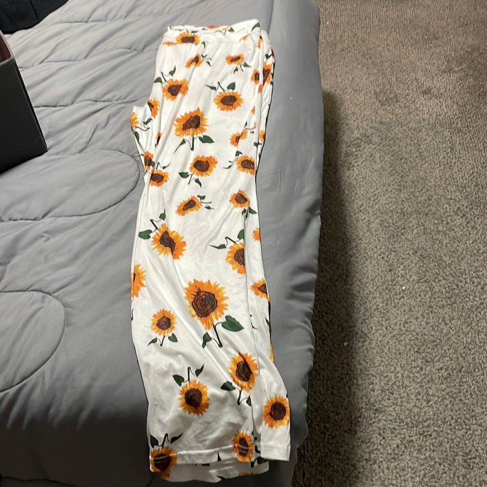 Shein 4XL sunflower pants